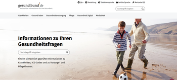 Portal gesund.bund.de vor dem Aus?
